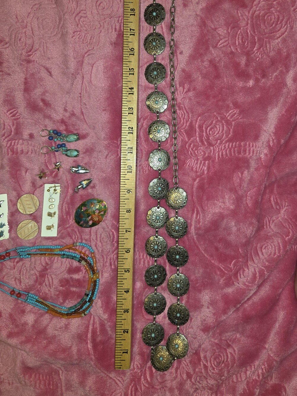 Western Inspired Turquosie Jewelry Lot